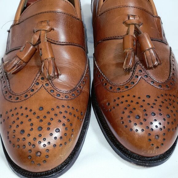 Alfred Sargent Men\'s Sandringham Leather Loafer Brown UK 8 US 9 Made In England main image 4